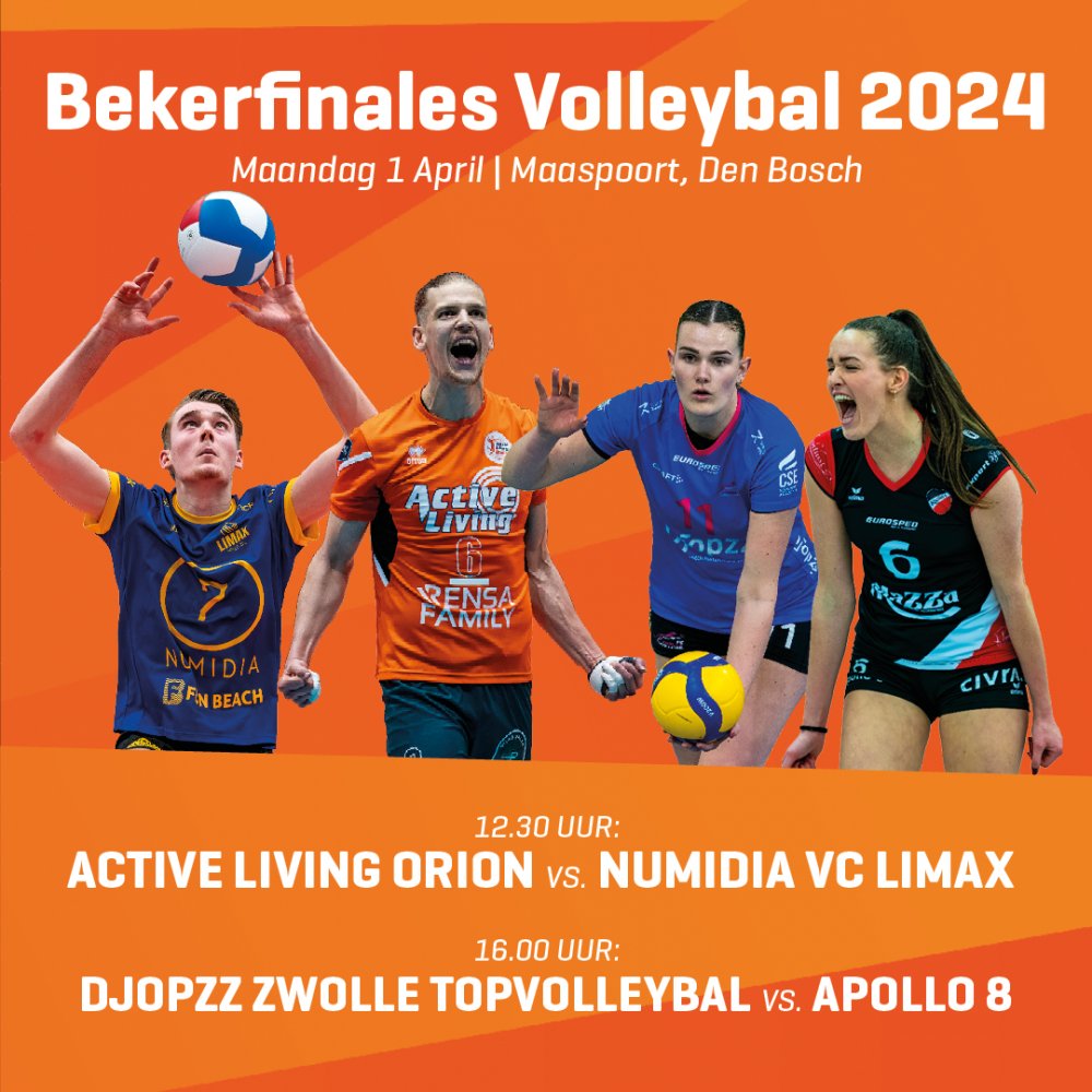 Bekerfinales 1 april 2024